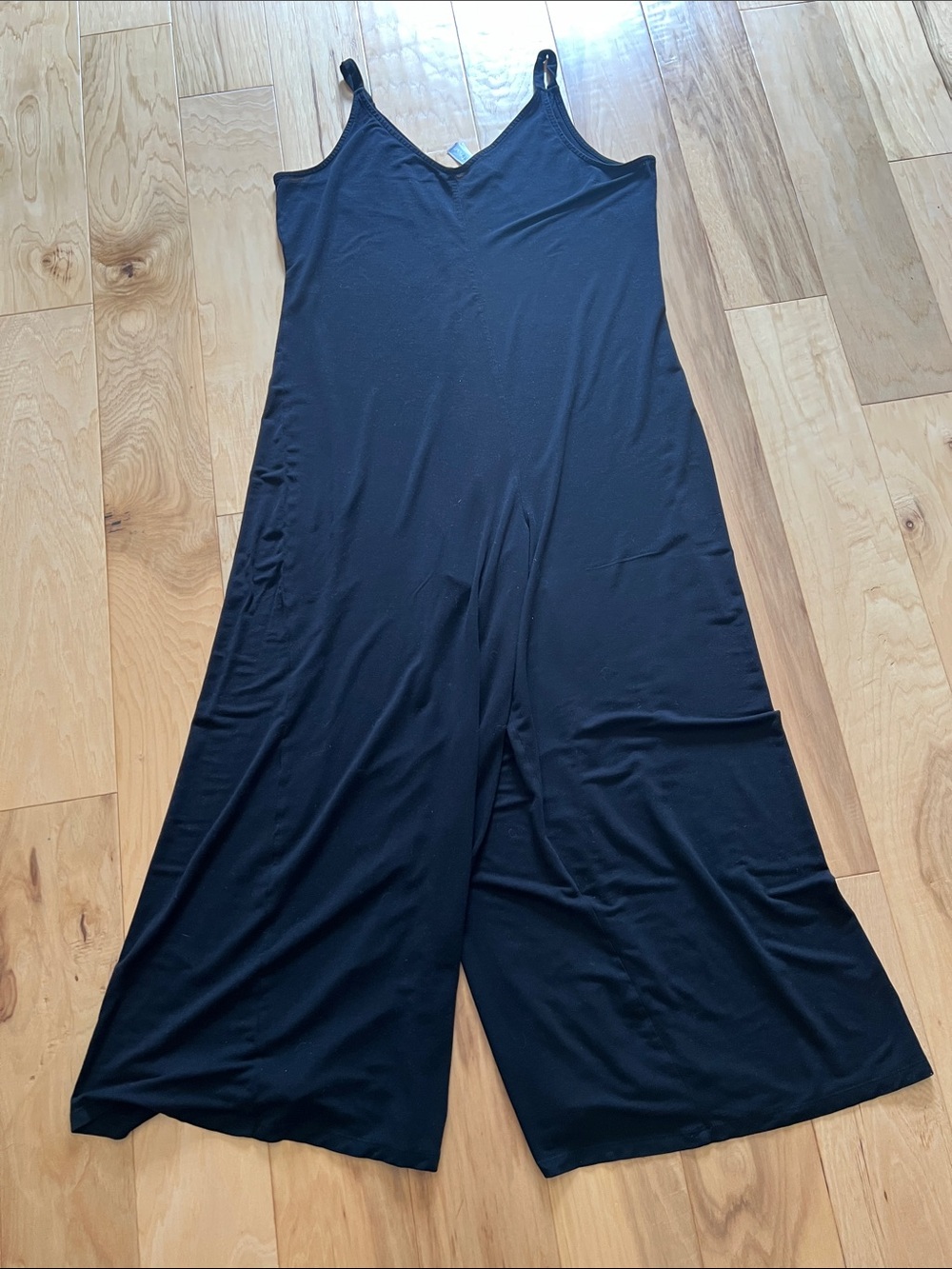 Athleta Black Wide-Leg Sleep Romper